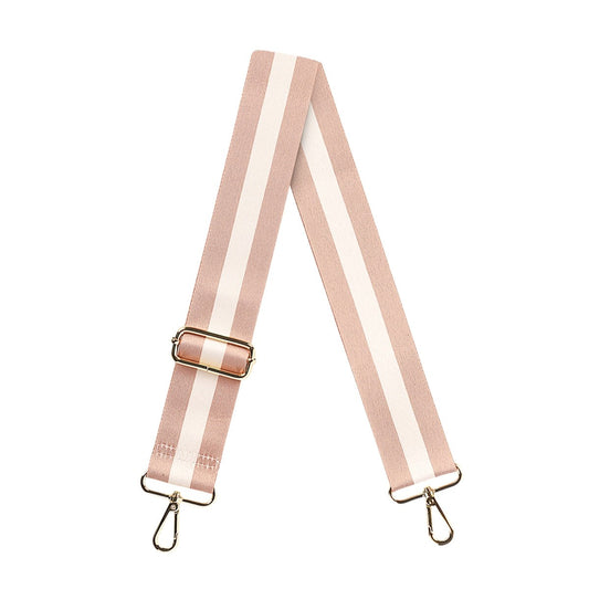 Tan Stripe Crossbody Strap