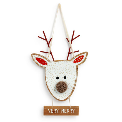 Very Merry Reindeer Door Hanger