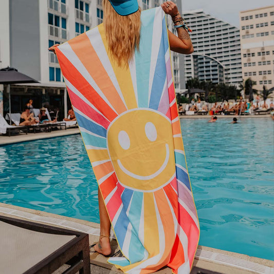 Sunshine Happy Face | Quick Dry Towel