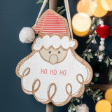 Ho Ho Ho Santa Door Hanger