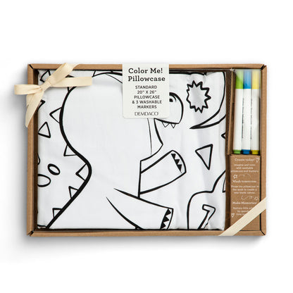 Color Me Pillowcase | Dino-Snore-Ous