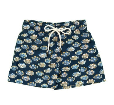 Little Saint Simons Shorties | Navy Flounder